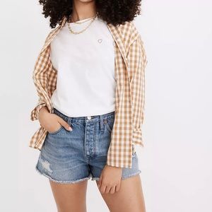Madewell Curvy Relaxed Denim Short